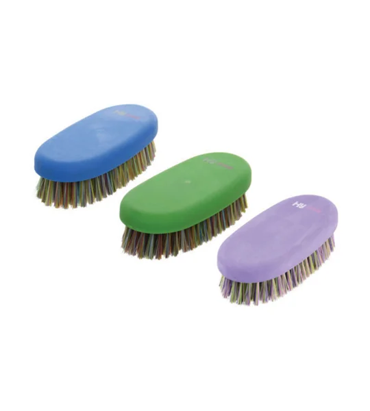 Hy Equestrian Multi Colour Body Brush - Purple/Multi Colour - 15 x 7cm