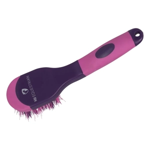 Hy Equestrian Pro Groom Bucket Brush - Purple/Pink