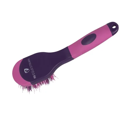Hy Equestrian Pro Groom Bucket Brush - Purple/Pink