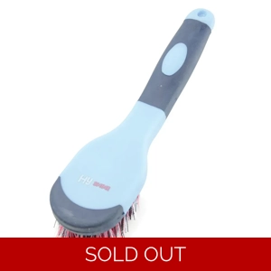 Hy Equestrian Pro Groom Bucket Brush - Navy/Light Blue