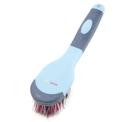 Hy Equestrian Pro Groom Bucket Brush - Navy/Light Blue