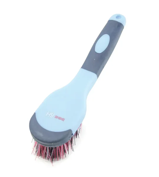 Hy Equestrian Pro Groom Bucket Brush - Navy/Light Blue
