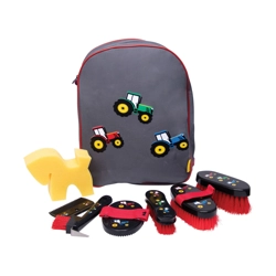 Tractor Collection Complete Grooming Kit Rucksack by Little Knight - Charcoal ..