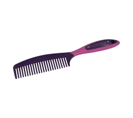 Hy Equestrian Pro Groom Comb - Purple/Pink