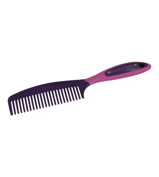 Hy Equestrian Pro Groom Comb - Purple/Pink