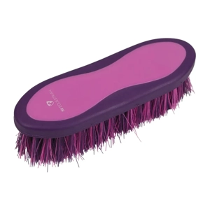Hy Equestrian Pro Groom Dandy Brush 20.5 x 6.2cm Purple/Pink
