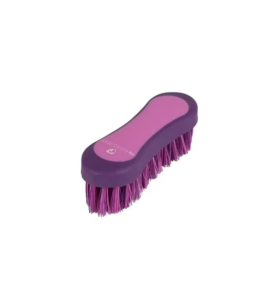 Hy Equestrian Pro Groom Face Brush 12.3 x 4cm Purple/Pink