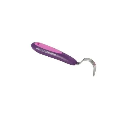 Hy Equestrian Pro Groom Hoof Pick 16cm Purple/Pink