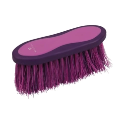 Hy Equestrian Pro Groom Long Bristle Dandy Brush 20.5 x 6.2cm Purple/Pink
