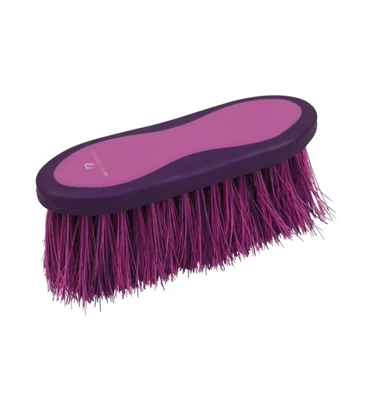 Hy Equestrian Pro Groom Long Bristle Dandy Brush 20.5 x 6.2cm Purple/Pink