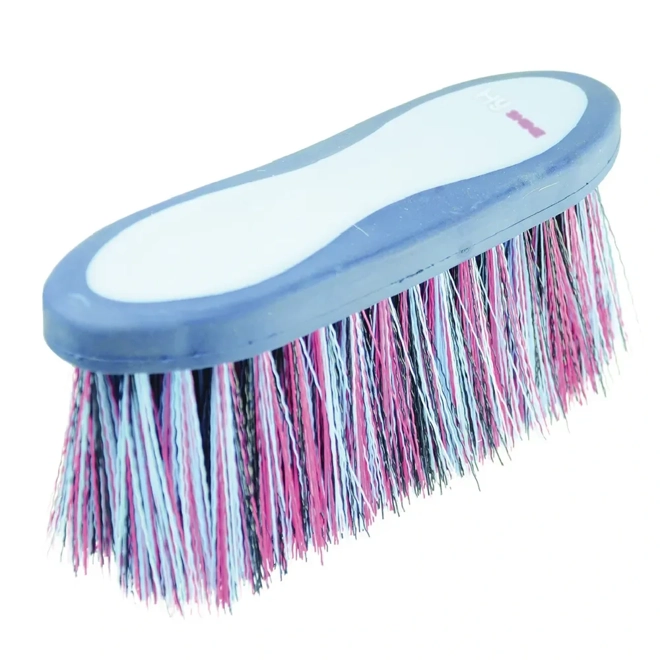 product Image for Hy Equestrian Pro Groom Long Bristle Dandy Brush 20.5 x 6.2cm Blue/Light Blue