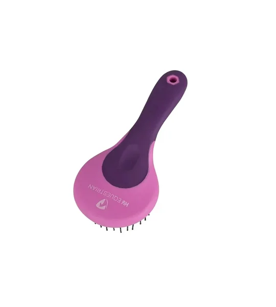 Hy Equestrian Pro Groom Mane & Tail Brush - Purple/Pink