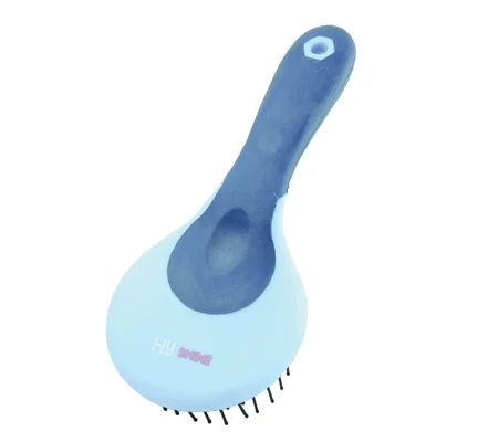 Hy Equestrian Pro Groom Mane & Tail Brush - Blue/Light Blue