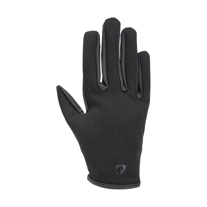 product Image for Hy Equestrian Children's Softshell Comfort Riding Gloves - Black - Child