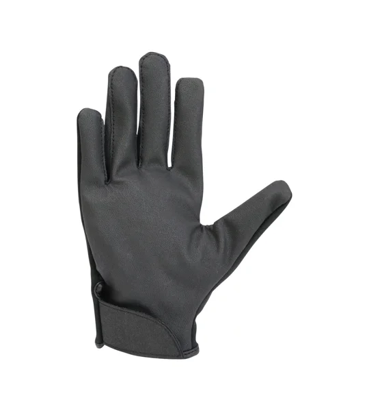 Hy Equestrian Children's Softshell Comfort Riding Gloves - Black - Child