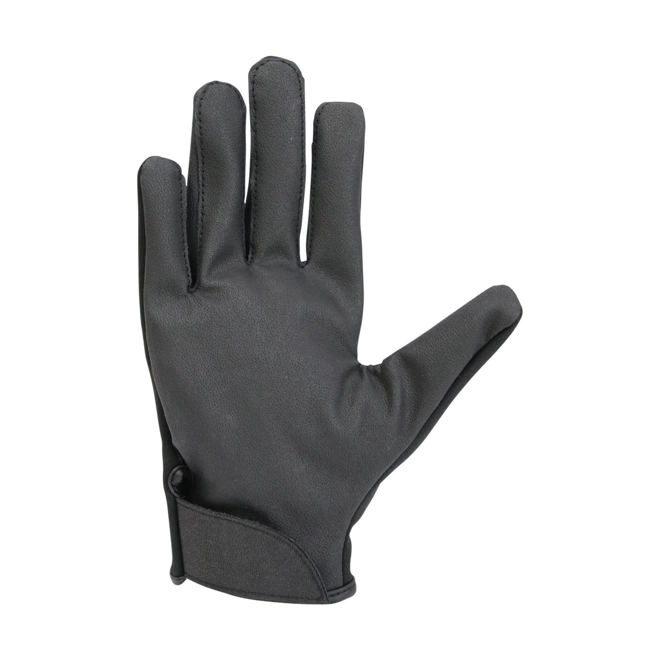 Additional Image for Hy Equestrian Children's Softshell Comfort Riding Gloves - Black - Child