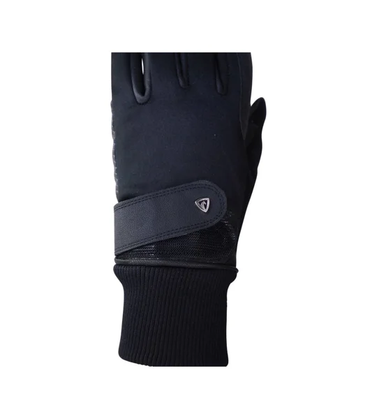 Hy Equestrian Thinsulate Rainstorm Gloves - Black