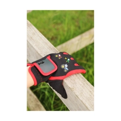 Tractor Collection Gloves by Little Knight - Grey/Red