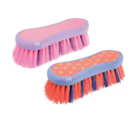 Hy Equestrian Star Easy Grip Dandy Brush