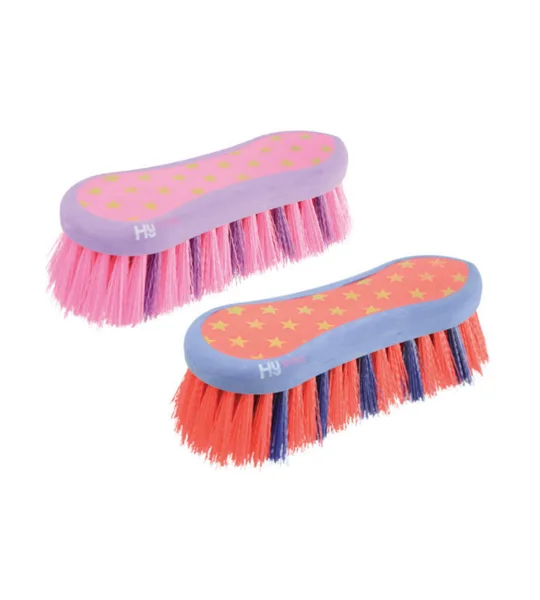 Hy Equestrian Star Easy Grip Dandy Brush
