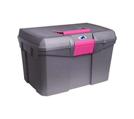 Hy Equestrian Tack Box - Medium - Opal Grey