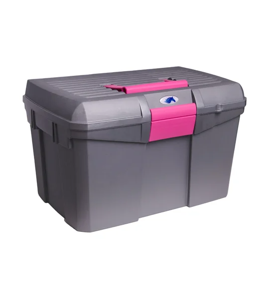 Hy Equestrian Tack Box - Medium - Opal Grey