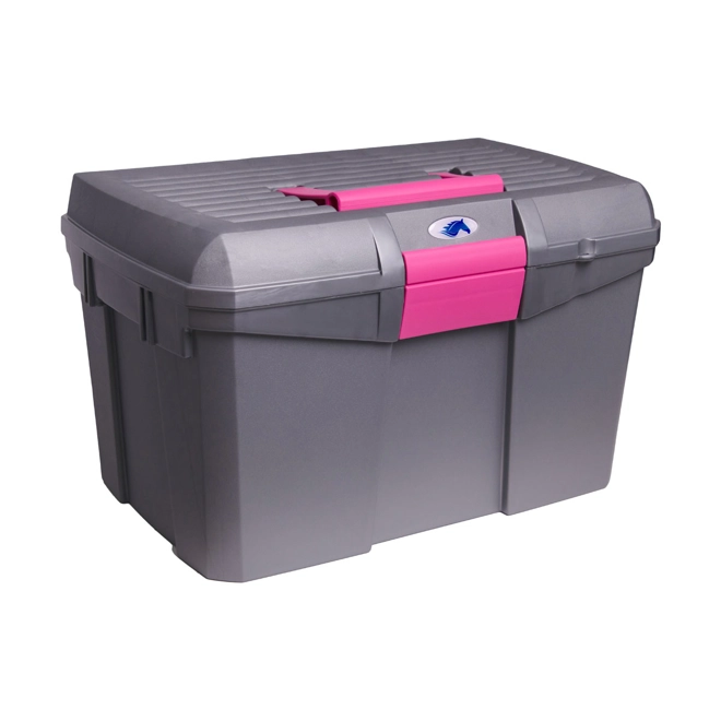 product Image for Hy Equestrian Tack Box - Medium - Opal Grey