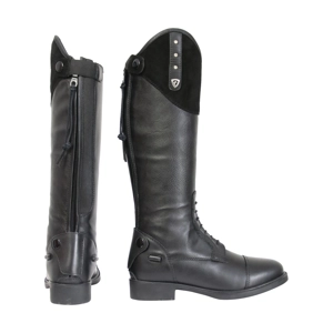 Hy Equestrian Soriso Children's Riding Boots -  Black/Silver