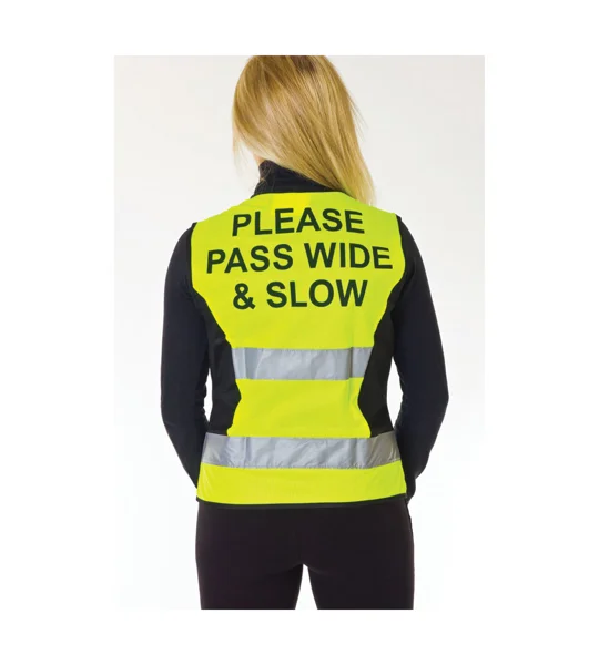 HyVIZ Waistcoat - Please Pass Wide & Slow by Hy Equestrian