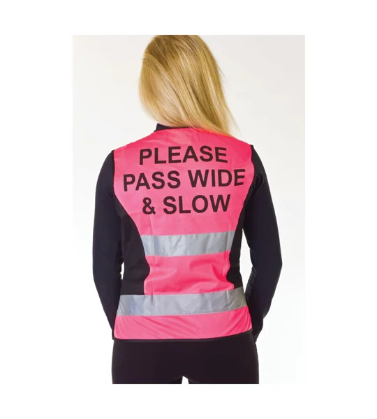 HyVIZ Waistcoat - Please Pass Wide & Slow by Hy Equestrian