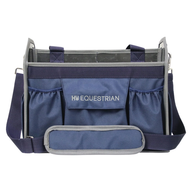 product Image for Hy Equestrian Accessories Grooming Bag - Navy/Grey