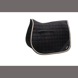 Hy Equestrian On The Bit Saddle Pad - Black/Gold