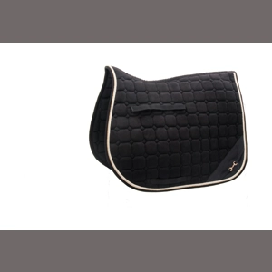 Hy Equestrian On The Bit Saddle Pad - Black/Gold