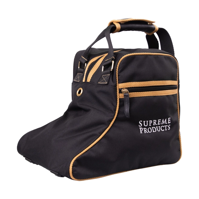 Additional Image for Supreme Products Pro Groom Jodhpur Boot Bag - Black/Gold