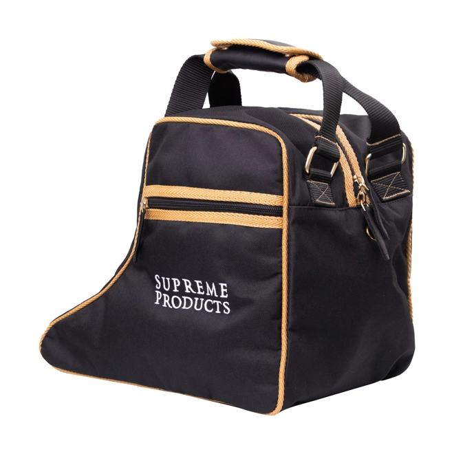 Additional Image for Supreme Products Pro Groom Jodhpur Boot Bag - Black/Gold