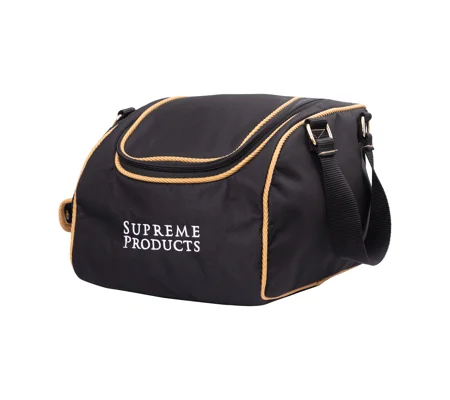 Supreme Products Pro Groom Riding Hat Bag - Black/Gold - One Size