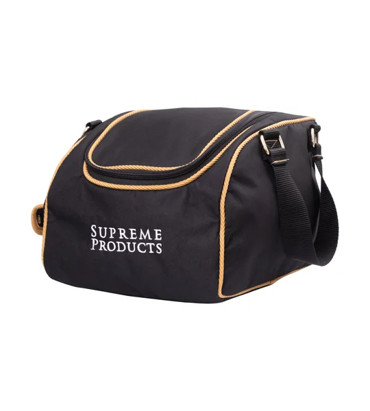 Supreme Products Pro Groom Riding Hat Bag - Black/Gold - One Size