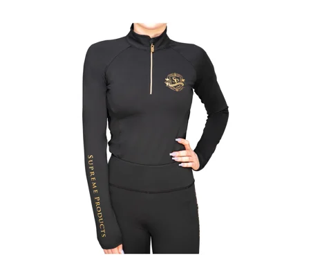 Supreme Products Active Show Rider Base Layer - Black/Gold
