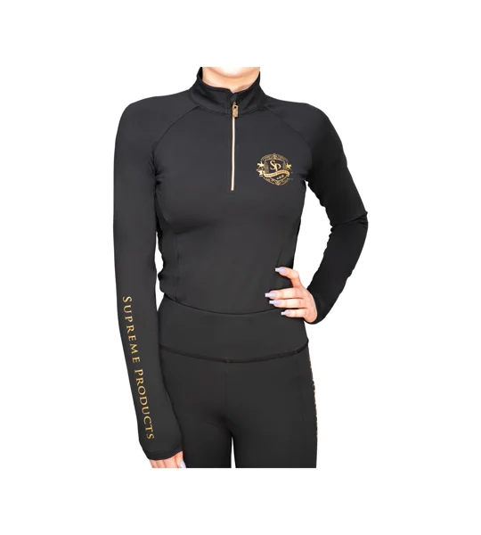 Supreme Products Active Show Rider Base Layer - Black/Gold