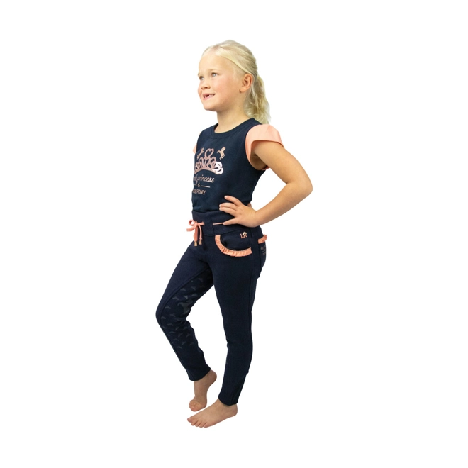 Additional Image for The Princess and the Pony T-Shirt by Little Rider - Navy/Peach - 3-10 Years