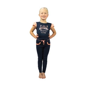 The Princess and the Pony T-Shirt by Little Rider - Navy/Peach - 3-10 Years