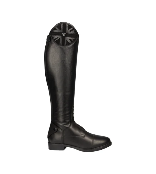 Hy Equestrian Union Jack Riding Boots - Black