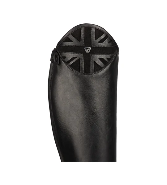 Hy Equestrian Union Jack Riding Boots - Black