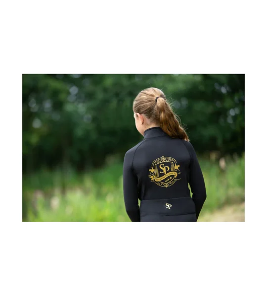 Supreme Products Active Junior Show Rider Base Layer - Black/Gold