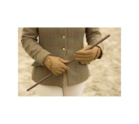 Supreme Products Classic Leather Show Cane - Brown - 24"