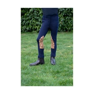Hy Equestrian Cowboy Tots Jodhpurs - Navy/Beige