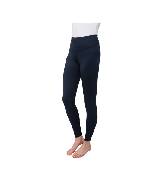 Hy Equestrian OsloPro Softshell Riding Tights - Navy
