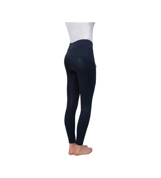 Hy Equestrian OsloPro Softshell Riding Tights - Navy