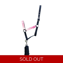Pony Fantasy Head Collar & Lead Rope Set by Little Rider - Navy/Pink