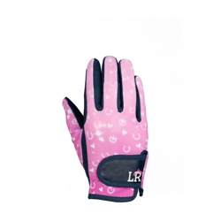 Pony Fantasy Riding Gloves by Little Rider - Navy/Pink
